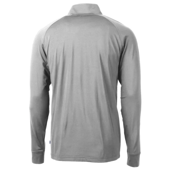 Arizona cardinals cutter buck helmet adapt eco knit stretch recycled quarter zip pullover top Silver L