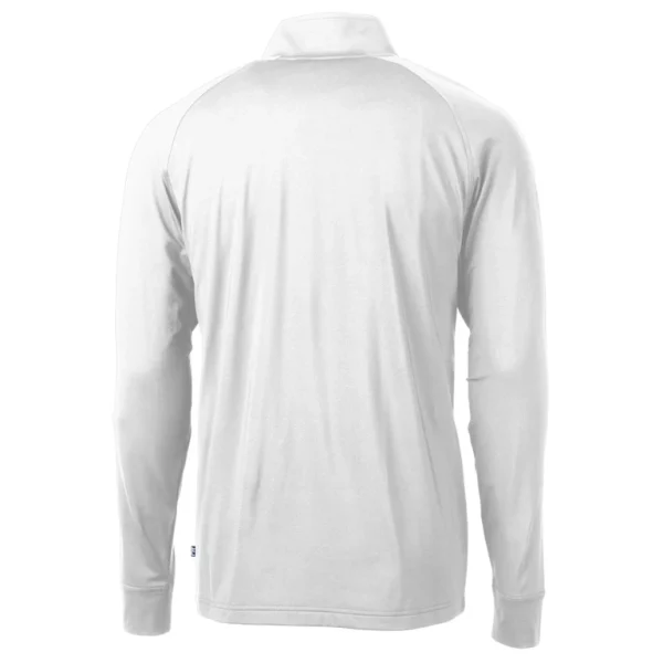 Arizona cardinals cutter buck helmet adapt eco knit stretch recycled quarter zip pullover top White L