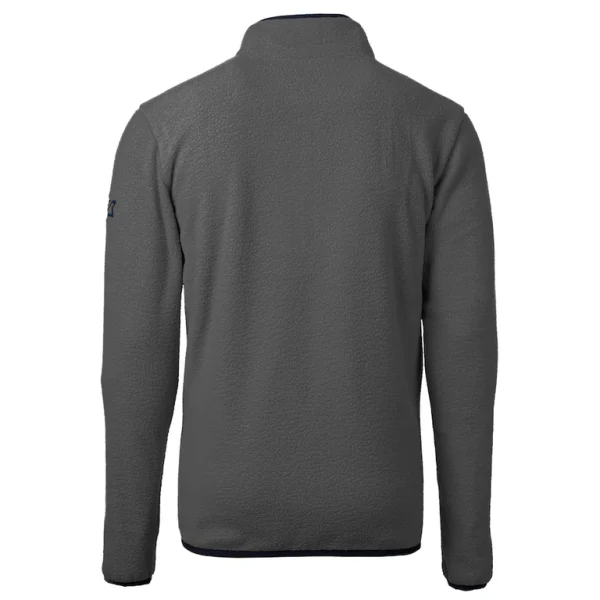 Arizona cardinals cutter buck helmet cascade eco sherpa fleece quarter zip pullover jacket Grayblack L