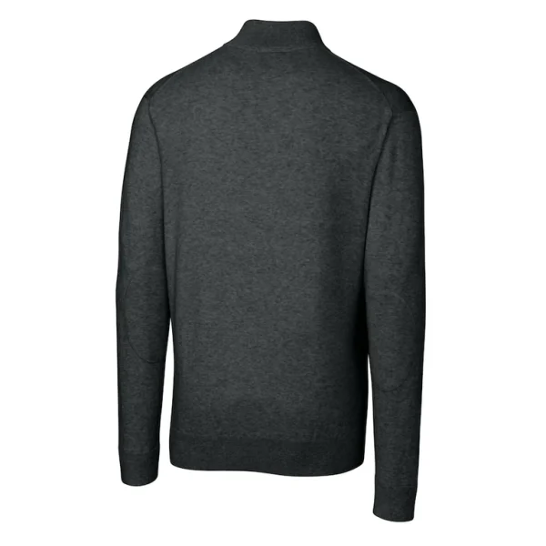 Arizona cardinals cutter buck helmet lakemont tri blend quarter zip pullover sweater Charcoal L