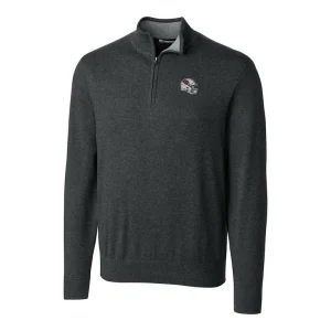 Arizona cardinals cutter buck helmet lakemont tri blend quarter zip pullover sweater Charcoal M