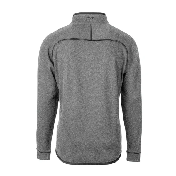 Arizona cardinals cutter buck helmet mainsail sweater knit half zip pullover jacket Silver L
