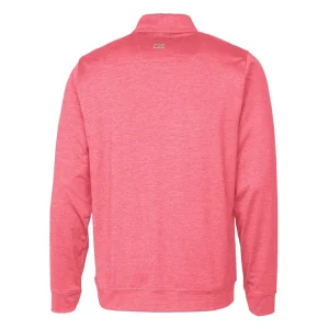 Arizona cardinals cutter buck helmet stealth heathered quarter zip pullover top Red L