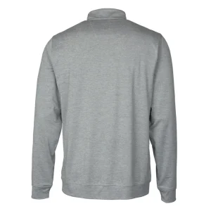 Arizona cardinals cutter buck helmet stealth heathered quarter zip pullover top Silver L