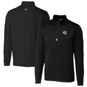 Arizona cardinals cutter buck helmet traverse stretch quarter zip pullover top Black