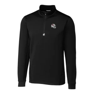 Arizona cardinals cutter buck helmet traverse stretch quarter zip pullover top Black M