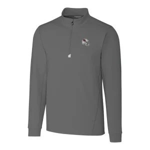 Arizona cardinals cutter buck helmet traverse stretch quarter zip pullover top Gray M