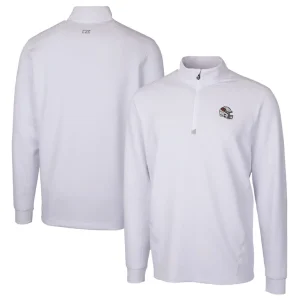 Arizona cardinals cutter buck helmet traverse stretch quarter zip pullover top White