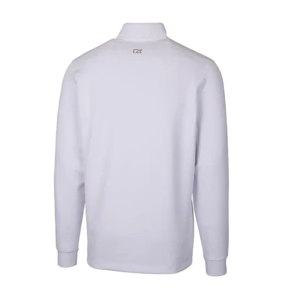 Arizona cardinals cutter buck helmet traverse stretch quarter zip pullover top White L