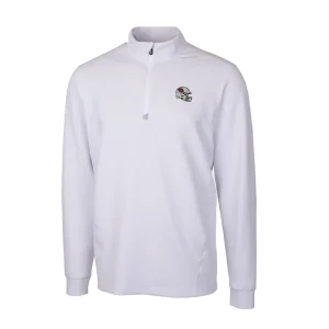 Arizona cardinals cutter buck helmet traverse stretch quarter zip pullover top White M