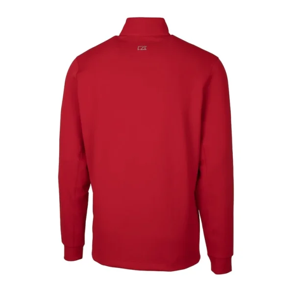 Arizona cardinals cutter buck helmet traverse stretch quarter zip pullover top cardinal Cardinal L