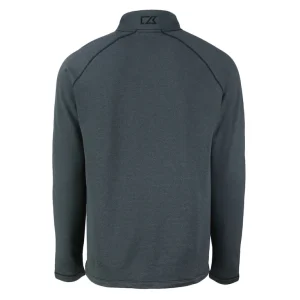 Arizona cardinals cutter buck peshastin eco fleece tri blend raglan recycled quarter zip jacket Heather black L
