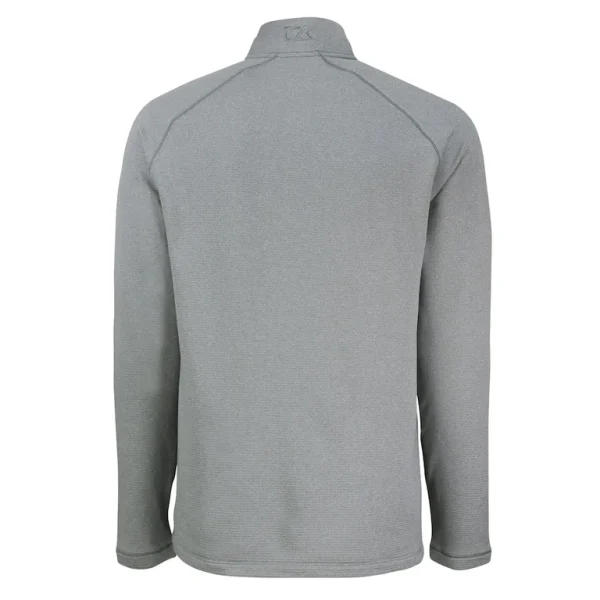 Arizona cardinals cutter buck peshastin eco fleece tri blend raglan recycled quarter zip jacket Heather gray L