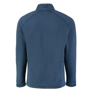 Arizona cardinals cutter buck peshastin eco fleece tri blend raglan recycled quarter zip jacket Heather navy L