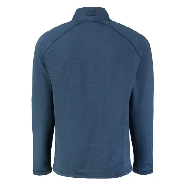 Arizona cardinals cutter buck peshastin eco fleece tri blend raglan recycled quarter zip jacket Heather navy L
