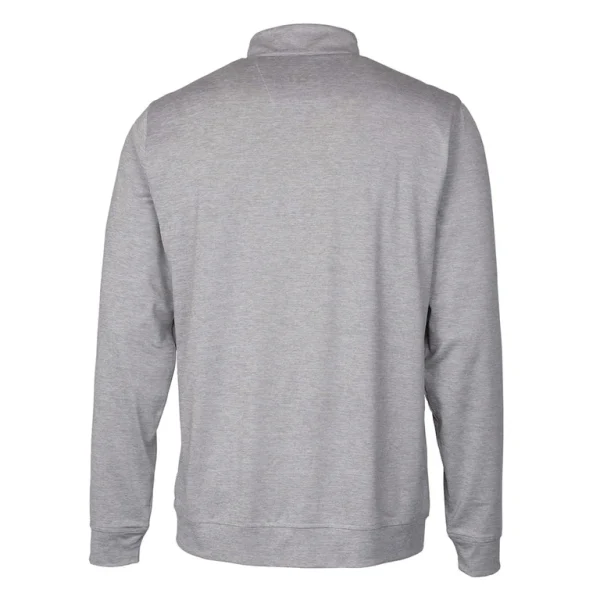 Arizona cardinals cutter buck stealth heathered big tall throwback logo quarter zip pullover top Gray 3XB
