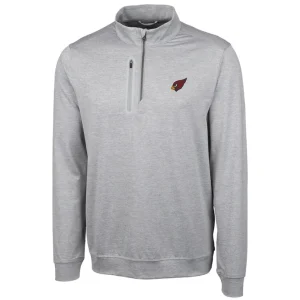 Arizona cardinals cutter buck stealth quarter zip jacket Cream