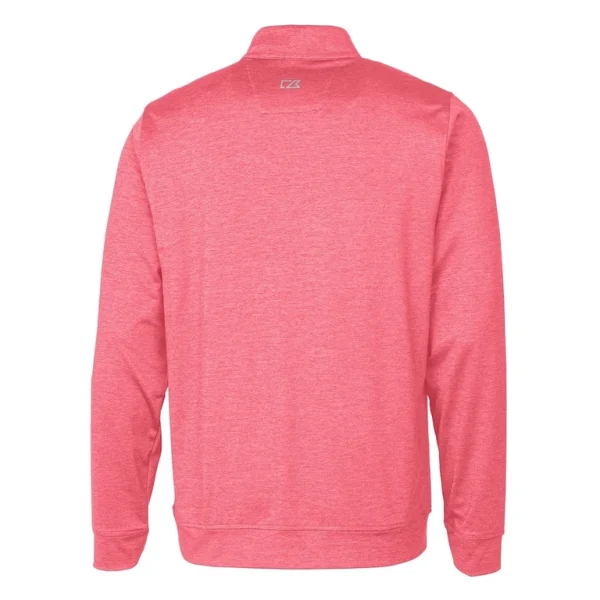 Arizona cardinals cutter buck stealth quarter zip pullover top Heathered cardinal L