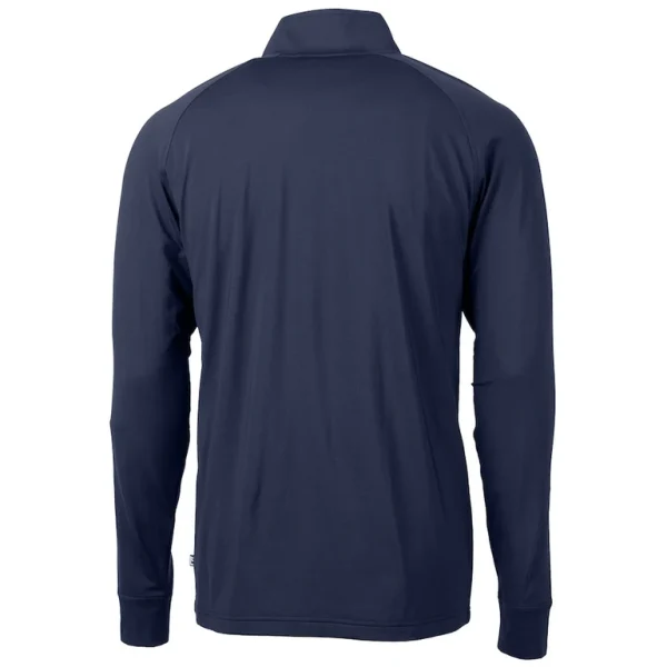 Arizona cardinals cutter buck team adapt eco knit hybrid recycled quarter zip pullover top Navy L