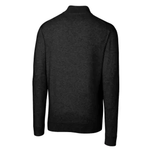 Arizona cardinals cutter buck throwback logo lakemont tri blend big tall quarter zip pullover sweater Black 3XB