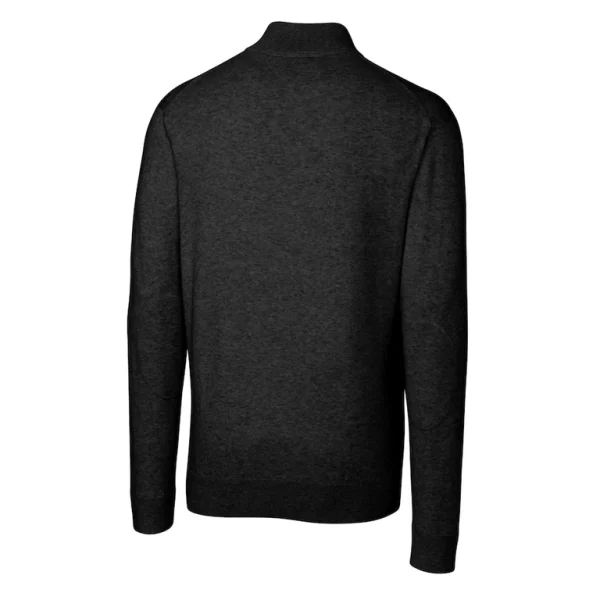 Arizona cardinals cutter buck throwback logo lakemont tri blend big tall quarter zip pullover sweater Black 3XB