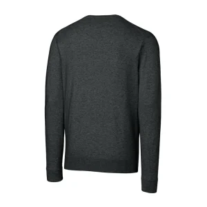 Arizona cardinals cutter buck throwback logo lakemont tri blend big tall v neck pullover sweater Heather charcoal 3XB