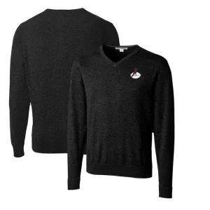 Arizona cardinals cutter buck throwback logo lakemont tri blend v neck pullover sweater Black