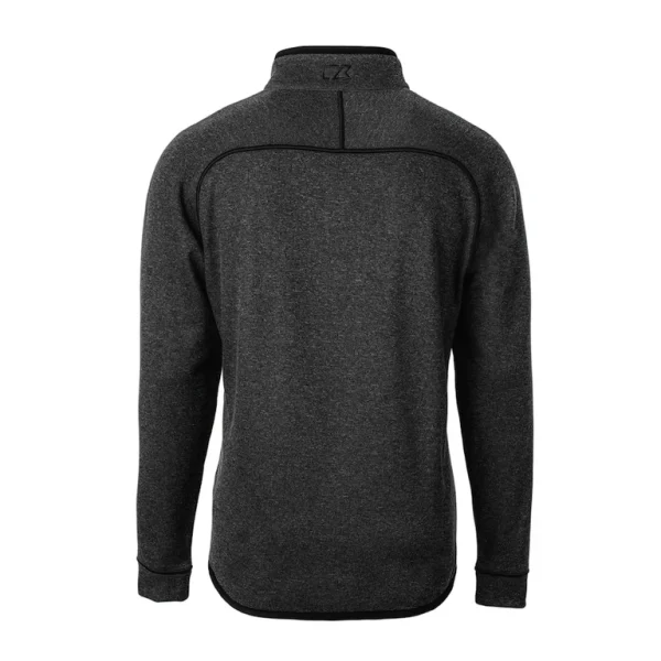 Arizona cardinals cutter buck throwback logo mainsail sweater knit half zip pullover jacket Heather charcoal L