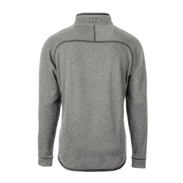 Arizona cardinals cutter buck throwback logo mainsail sweater knit half zip pullover jacket Heather gray L