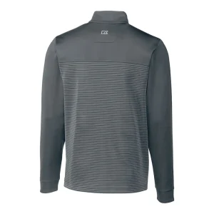 Arizona cardinals cutter buck throwback logo traverse stripe stretch quarter zip pullover top steel Cardinal L