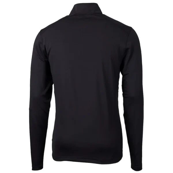 Arizona cardinals cutter buck throwback logo virtue eco pique recycled quarter zip big tall pullover top Black 3XB