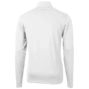 Arizona cardinals cutter buck throwback logo virtue eco pique recycled quarter zip pullover top White M