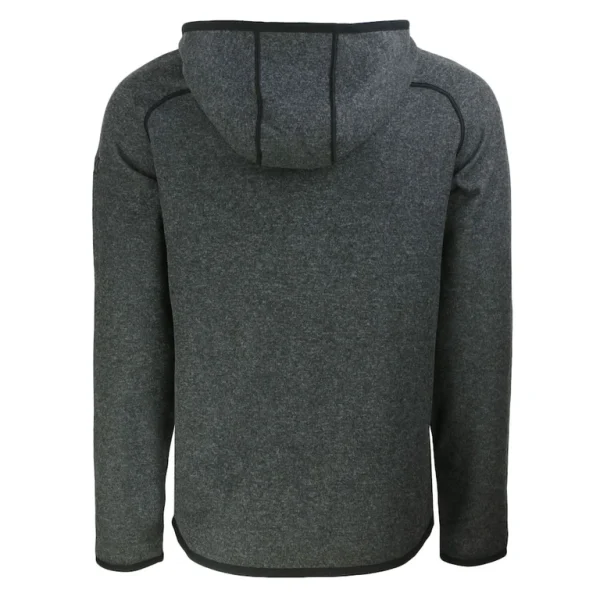 Arizona cardinals cutter buck throwback mainsail sweater knit full zip hoodie Heather charcoal L