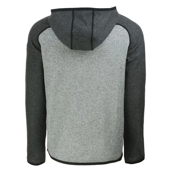 Arizona cardinals cutter buck throwback mainsail sweater knit full zip hoodie Heather grayheather charcoal L