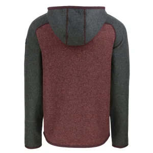 Arizona cardinals cutter buck throwback mainsail sweater knit full zip hoodie Heather maroonheather charcoal L