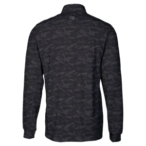 Arizona cardinals cutter buck traverse camo print stretch quarter zip top Black L