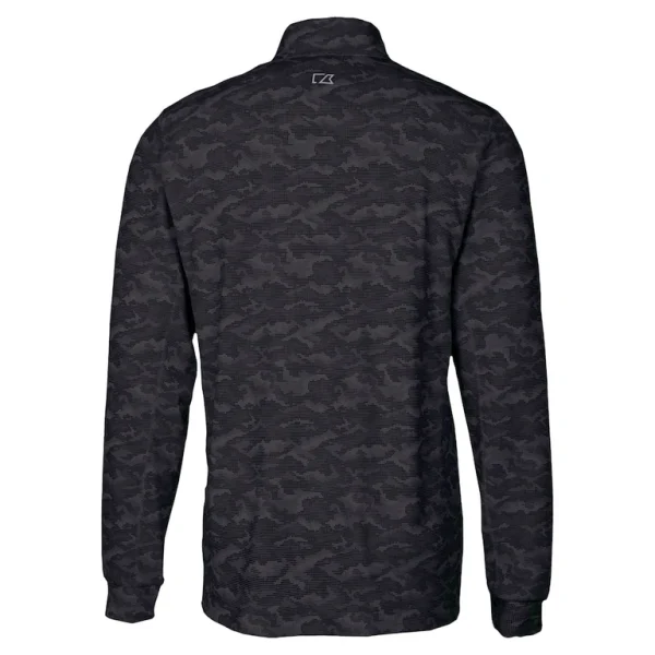 Arizona cardinals cutter buck traverse camo print stretch quarter zip top Black L