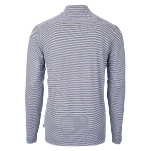 Arizona cardinals cutter buck virtue eco pique micro stripe recycled quarter zip pullover top Navywhite L