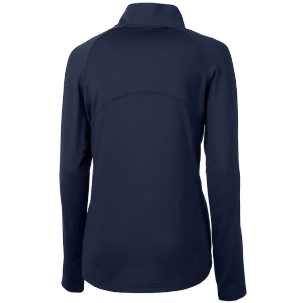 Arizona cardinals cutter buck womens adapt eco knit stretch recycled half zip pullover top Navy M