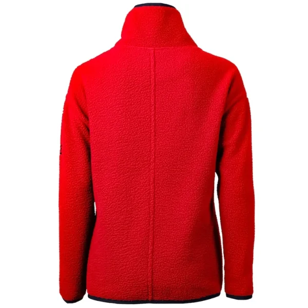 Arizona cardinals cutter buck womens americana cascade eco sherpa fleece half zip pullover jacket Red M