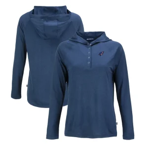 Arizona cardinals cutter buck womens americana coastline epic comfort eco recycled raglan pullover hoodie Navy
