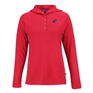Arizona cardinals cutter buck womens americana coastline epic comfort eco recycled raglan pullover hoodie Red S