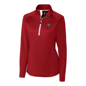 Arizona cardinals cutter buck womens americana jackson half zip overknit pullover jacket cardinal Cardinal