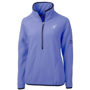 Arizona cardinals cutter buck womens cascade eco fleece half zip jacket Lavender S