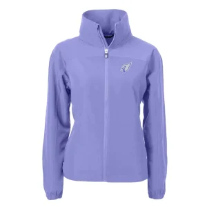 Arizona cardinals cutter buck womens charter eco recycled full zip jacket Lavender S