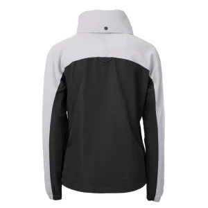 Arizona cardinals cutter buck womens charter eco recycled half zip hooded anorak jacket Black M