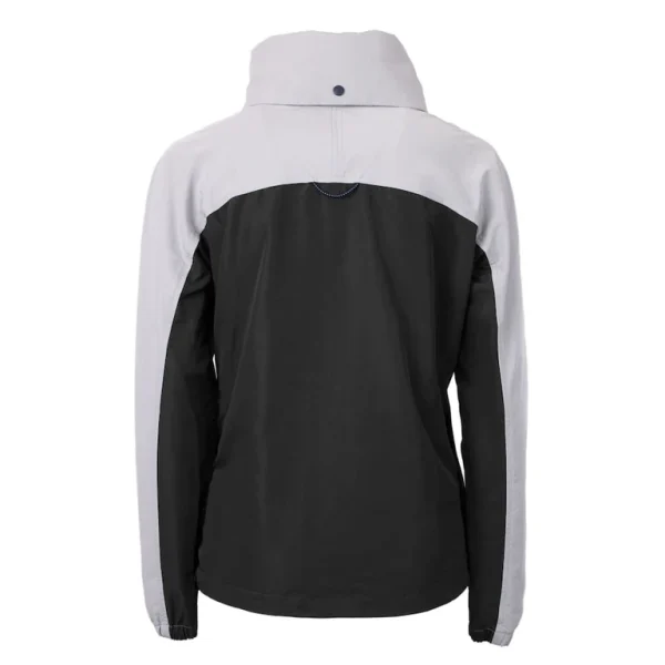 Arizona cardinals cutter buck womens charter eco recycled half zip hoodie anorak jacket Blackgray M