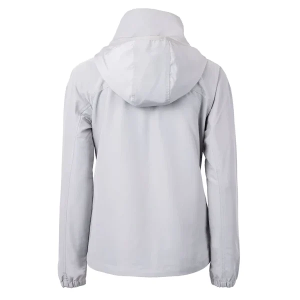 Arizona cardinals cutter buck womens charter eco recycled half zip hoodie anorak jacket Gray M