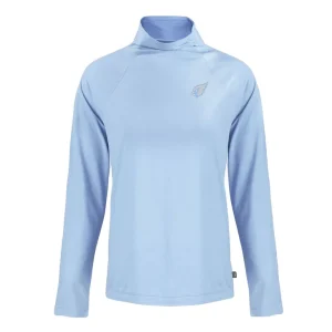 Arizona cardinals cutter buck womens coastline epic comfort eco recycled funnel neck pullover top Powder blue S