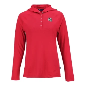 Arizona cardinals cutter buck womens coastline epic comfort eco recycled raglan pullover hoodie Red S